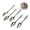 5pcs, variant on Stainless Steel Bird Feeding Spoon Set for Baby Birds, Hand Feeding Syringe Tool for Parrots, Cockatiels, Peony Parrots - Feed Water & Milk