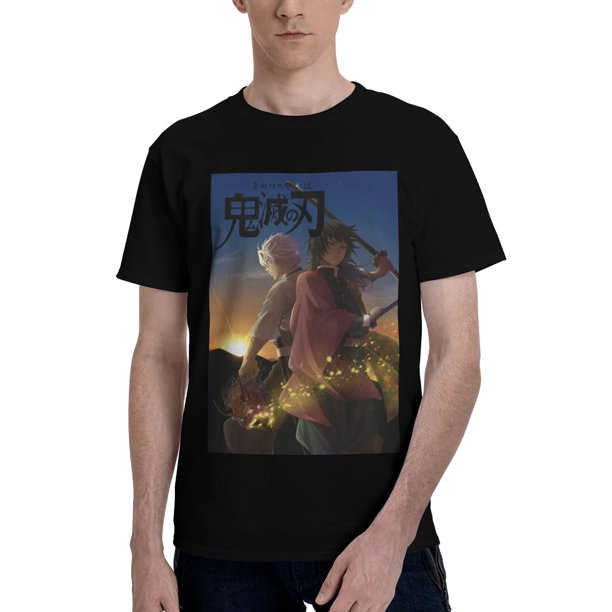 Camiseta de Manga Corta para Hombres Kimetsu no Yaiba