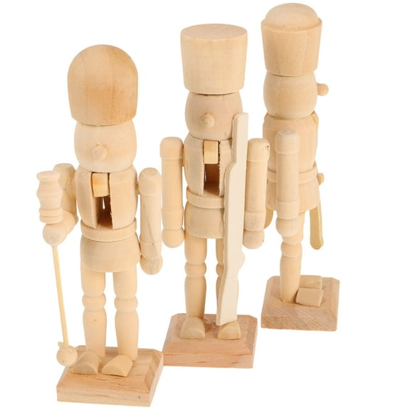 Raindrops  3 Pcs Outdoor Fairy Lights Nutcracker Puppets Decoration Child