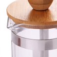 thumbnail image 4 of Coffee Filters 350Ml Glass Coffee Pot Coffee Pot Heat Resistant Elegant Filtration French Press Coffee Machine French Press Wooden Lid Filter, 4 of 4