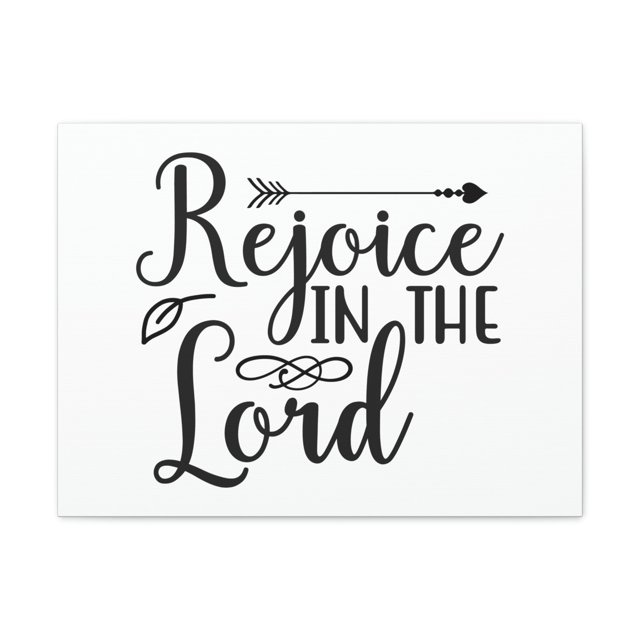 Scripture Walls Rejoice In The World Romans 12:12 Christian Wall Art Print Ready to Hang Unframed