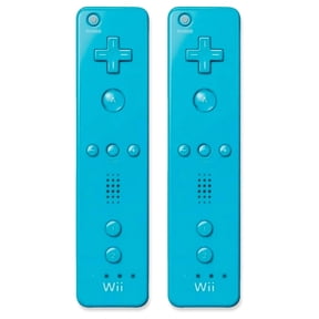 Restored Wii Classic Remote - Wireless Bluetooth Game Controller, Blue 2 Pack