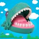 thumbnail image 4 of Juego divertido de plástico para morder y dedo, juguete de dinosaurio para morder, para niños, juego de fiesta familiar, 4 of 8