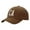 Brown, variant on Baseball Caps Men Women Ca Letter Soft Top Baseball Cap Adjustable Casual Outdoor Sun Hat For Brown One Size
