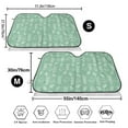 thumbnail image 3 of Picia Tropical Pineapple Curved Windshield Sunshade Accordion Folding Style Auto Shade for Car Truck SUV Van Blocks UV Ray Sun Visor Protector -Medium, 3 of 7