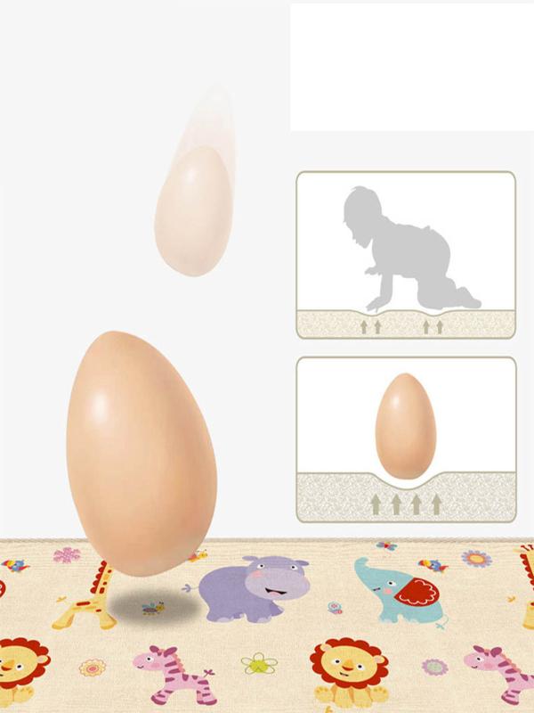 Gmogad Baby Play Mat Foldable Baby Crawling Mat Reversible Baby Play Gym Mat Non-Slip white