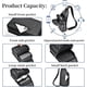 thumbnail image 4 of FSD.WG Mochila de Hombre Tipo Bolso Cruzado Multi-función Bolsa de Viaje para Senderismo Impermeable para Uso Diario, 4 of 6