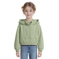thumbnail image 2 of LYHao Kids Girls Coat Hooded Jacket Child Windproof Zipper Outwear Girls Jacket Coat,Sizes 6-7 Years, 2 of 7