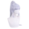thumbnail image 2 of Peluca para cosplay Genshin Impact Kamisato Ayaka, pelo sintético, 70 cm, 2 of 3