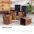 thumbnail image 4 of Toyvian Coffee Trash Can with Stylish Modern Wood Grain Finish for Home and Office Use, 4 of 8