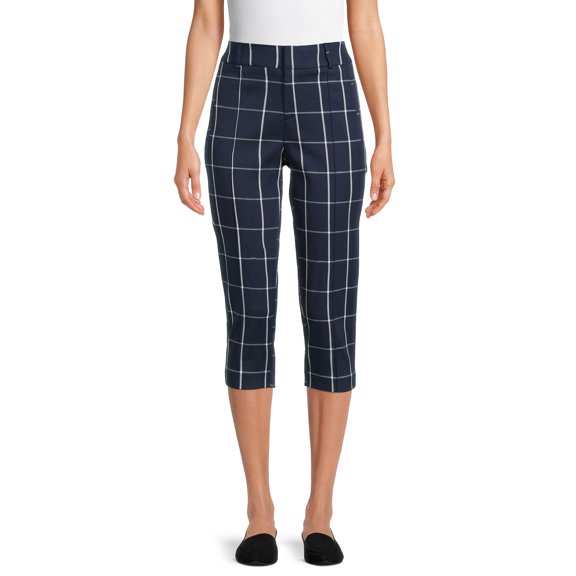 Time and Tru Women's Pull On Capri Pants