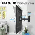 thumbnail image 2 of ELG FULL20 Full Motion TV Wall Mount Bracket for 15–58 in TVs, Heavy-Duty Tilt and Swivel, VESA 75x75 to 200x200, 2 of 10