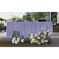 thumbnail image 5 of Exquisite 14 Ft. Lavender Plastic Table Skirt - 6 Count, 5 of 9