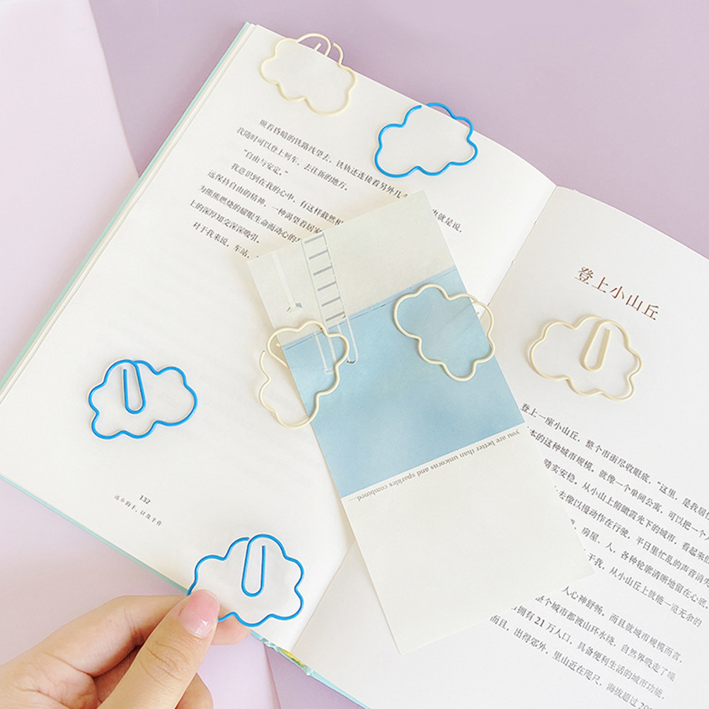 5 Count Clips Office Supplies Practical Paper Document Bookmark Student