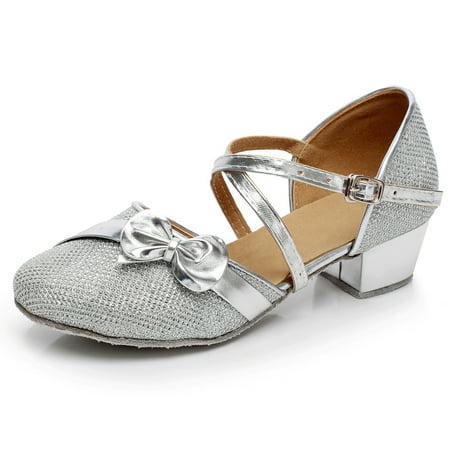 

THE WILD Comfortable Fashion Toddler Baby Kids Girls Single Party Princess Dancing Ballroom Tango Latin Shoes