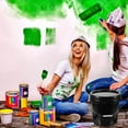 thumbnail image 3 of OULII Plastic Buckets With Handles Mixing Bucket With Lid For Storage 1Set, 3 of 8