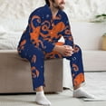 thumbnail image 7 of Cauagu Octopus Print Men's Long-Sleeve Pajama Set,Soft Button-Front 2Pjs for Men Long Sleeve Men’s Sleepwear-XX-Large, 7 of 7