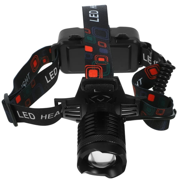 ToyKAKA Flashlight Headlamp White Aluminum Alloy 1Pack 2.4x1.8x1.8in