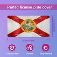 thumbnail image 3 of Smoaffly Florida State Flag Vintage License Plate Decorative Car Front, Metal Car Plate, License Plate, Vanity Tag, Aluminum Novelty License Plate for Men/Women/Boy/Girls Car 6×12 Inch, 3 of 5