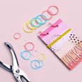 thumbnail image 6 of 10/15/30 Binder Rings,Loose Leaf Binder Rings,Book Binder Rings for Indexes Card, 6 of 8