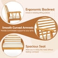 thumbnail image 6 of Costway 7 PCS Patio Dining Set Acacia Wood Table and Chairs Set with 1.97” Umbrella Hole, 6 of 10