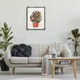 thumbnail image 3 of Stupell Industries Mini Roses Bouquet Botanical & Floral Painting Gray Floater Framed Art Print Wall Art, 25 x 31, 3 of 10