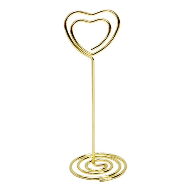 Soporte para notas de escritorio, soporte para fotos, carpeta de notas, adorno para mesa Amor