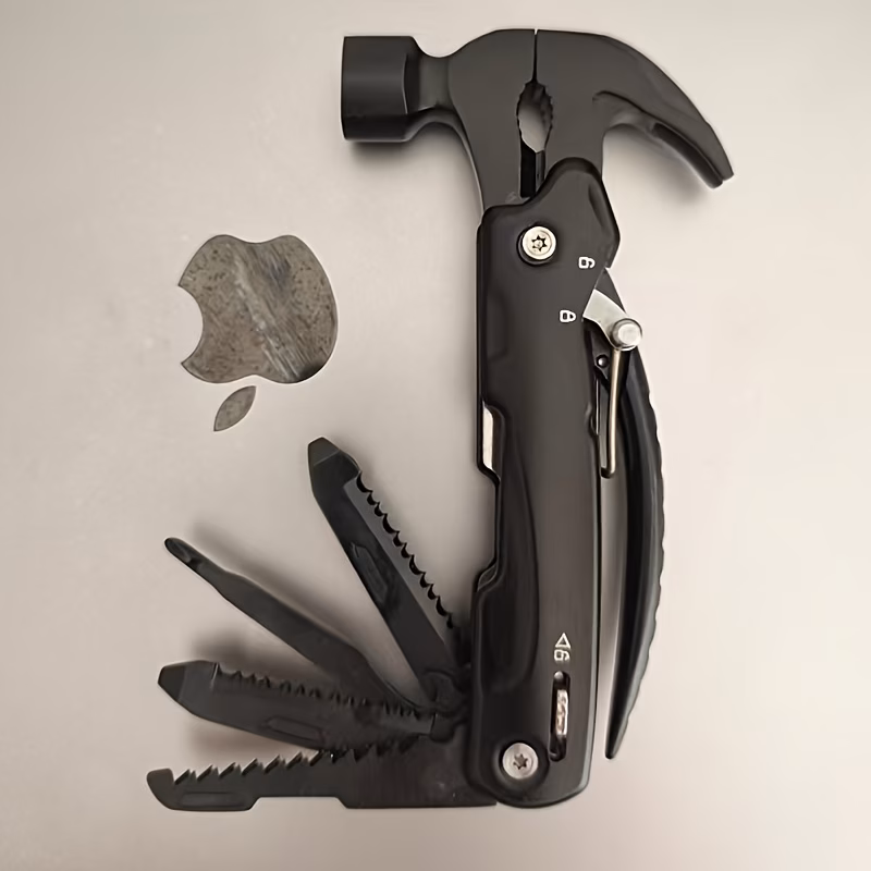 12-in-1 Hammer Multitool Stocking Stuffers Gifts for Men Christmas Anniversary Birthday for Dad Husband Grandpa White Elephant Cool Gadgets
