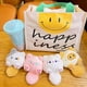 thumbnail image 4 of Mini lindo muñeco de peluche de dibujos animados llavero con dije de peluche suave adorno llavero encantador colgantes para bolso mochila, 4 of 5