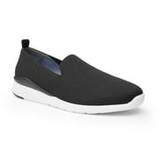 Me Too Gage Slip On Casual Comfort Sneakers Black Sustainable Mesh (8, Black Sustainable Mesh)