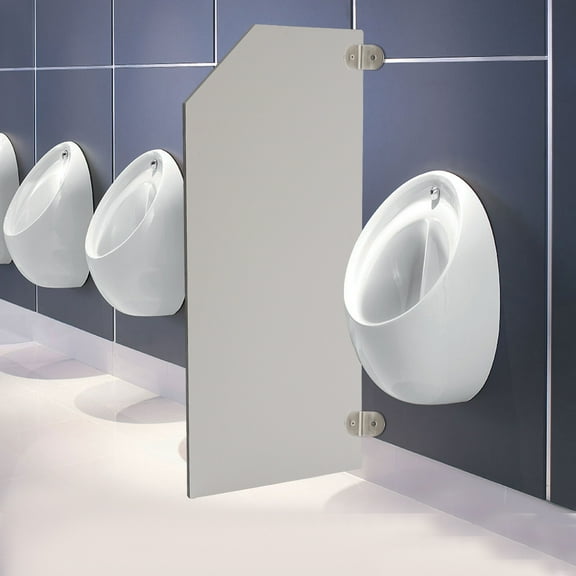 Bevel Angle Urinal Screen Toilet Partition Wallmounted Men Urinal Screen Toilet