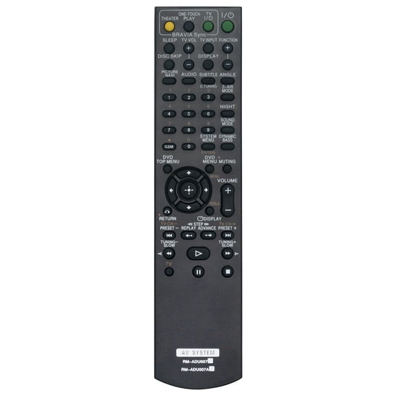 New RM-ADU007A RM-ADU007 Replace Remote Control fit for Sony DVD Home Theater System SS-TS80 DAV-HDX475 SS-CT91