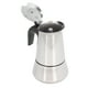 thumbnail image 3 of Cafetera De Estufa, Moka Pot Tipo De Goteo Gran Capacidad Válvula De Seguridad De Uso Amplio Para Cocinar Cergrey 2 tazas 100ml, 3 of 8