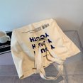 thumbnail image 4 of Minnieouse Bolso de lona grande resistente y duradero para el bolso de hombro femenino diario bolso de compras de lona Bolsas de mensajero y de hombro, 4 of 6