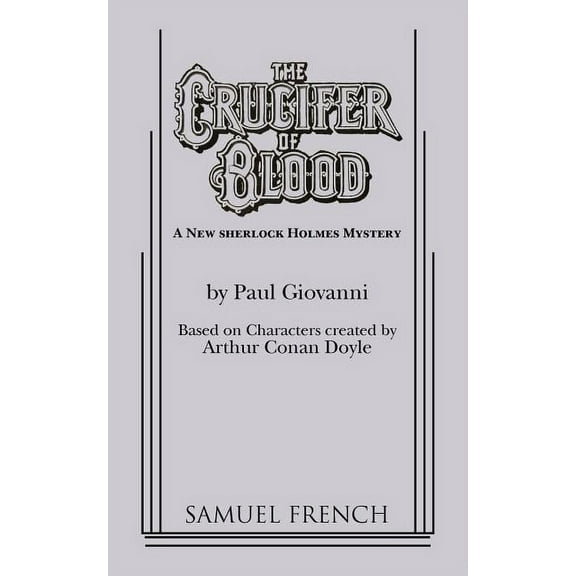 The Crucifer of Blood, (Paperback)