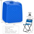 thumbnail image 4 of Costway Portable Steam Sauna w/ 9-gear Adjustable Temperature & Herbal Box Blue, 4 of 9