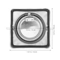 thumbnail image 2 of Raindrops 1Pack Flat Dryer Vent Valve Square 11.4x7.5x1.8in, 2 of 6