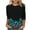 Black Plus Size Blouse for Women_d, variant on CYMMPU Tunic Tops 3/4 Sleeve Crew Neck Spring Tops Blouses for Women Dressy Casual Loose Fit Fall Fashion Shirts Flower Pattern Lightweight Basic T-Shirts Beige XL