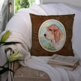 thumbnail image 3 of Carolines Treasures 7229PW1414 Petit Basset Griffon Vendeen PBGV Fabric Decorative Pillow  14Hx14W multicolor, 3 of 4