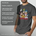 thumbnail image 6 of Men's Mickey & Friends Disney Squad Group Shot  Graphic Tee Charcoal Heather Medium, 6 of 10