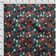 thumbnail image 3 of oneOone Cotton Jersey Green Vogue Fabric Halloween Quilting Supplies Print Sewing Fabric By The Yard 58 Inch Wide, 3 of 4