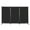 Black, variant on FASCK 102x71 inch Room Divider 3 Panel Privacy Screens Home Office Folding Steel for Dorm Studio Office,Gray