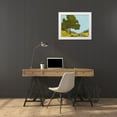 thumbnail image 3 of Green, Jacob 32x26 White Modern Wood Framed Museum Art Print Titled - Bright Park II, 3 of 4