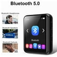 thumbnail image 5 of MP3 Player Bluetooth 5.0 JOLIKE M5 Portable MP3 Player with FM Radio Black,Support up to 128GB, 5 of 7