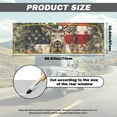 thumbnail image 7 of SEANATIVE Truck Rear Window Decal See Through Perforated Vinyl Truck Window Film Waterproof UV Protection Pickup Sticker Automotive Decals Patriotic Decor, American Flag Deer, 7 of 7