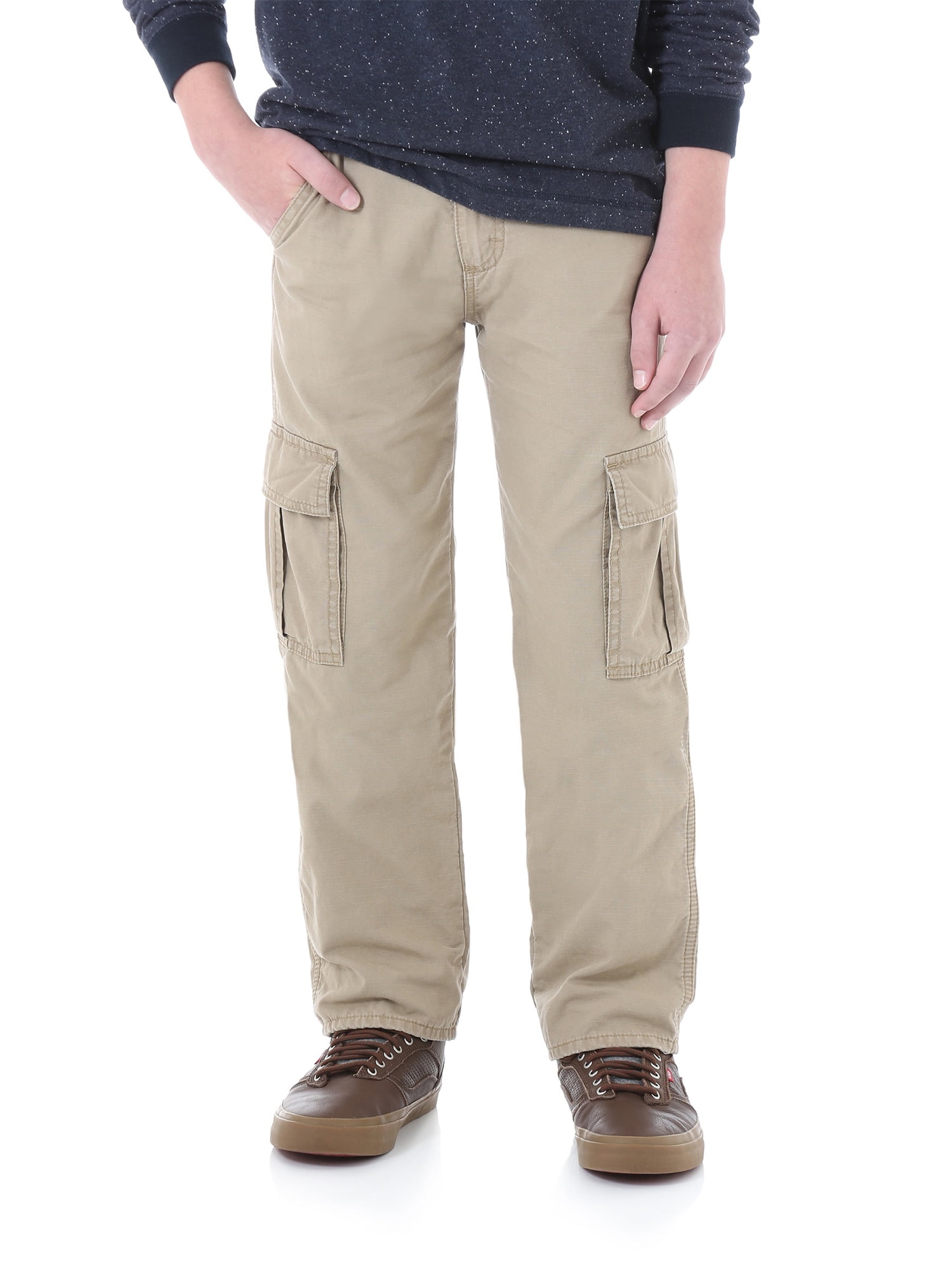 boys lined cargo pants