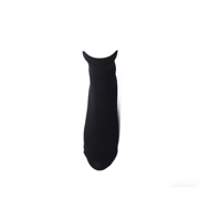 PROPRIO6 2/4 CREW FULL TOE MEDIUM BLACK ATHLETIC SOCKS (M)