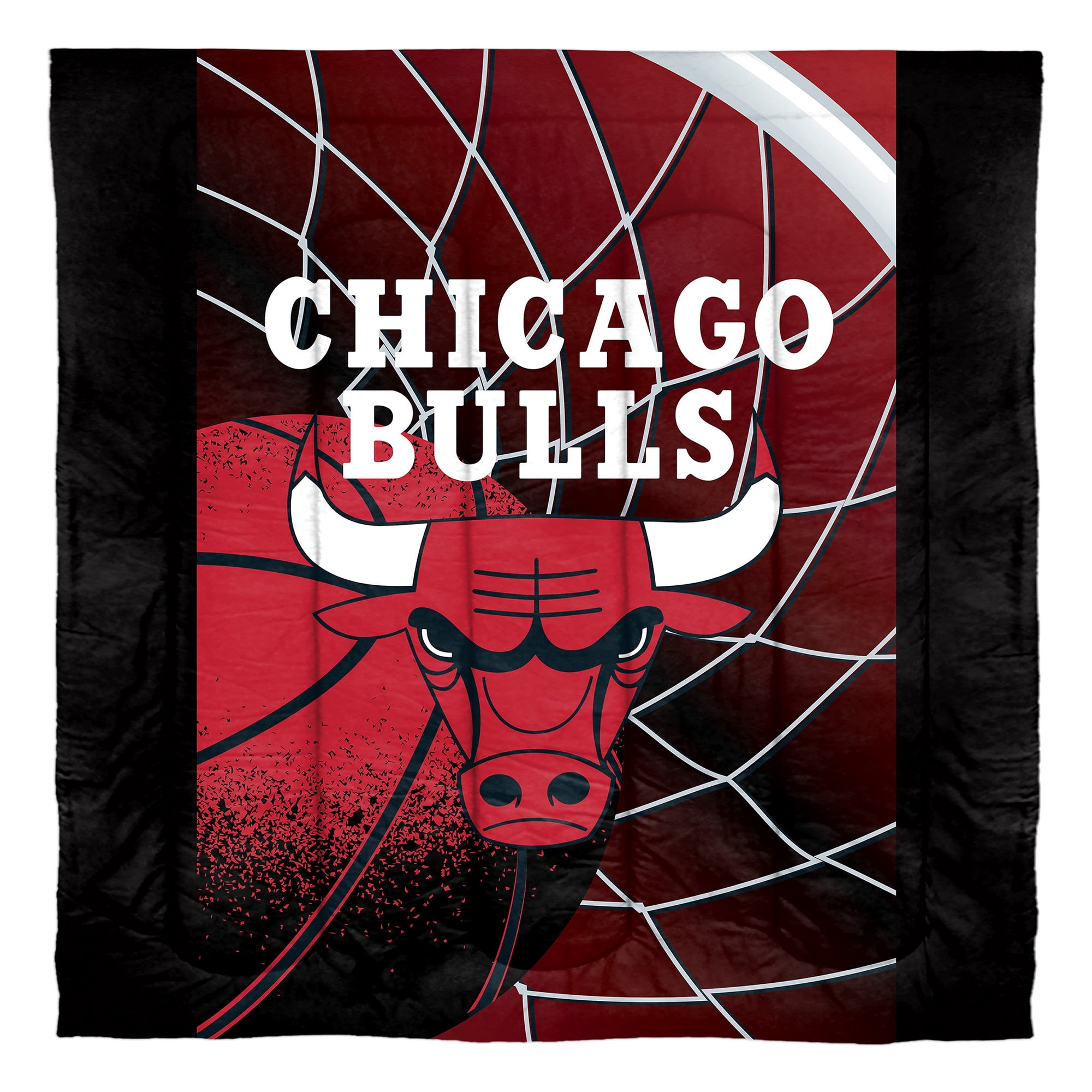 NBA Chicago Bulls Officially Licensed Comforter & Sham set Full/Queen