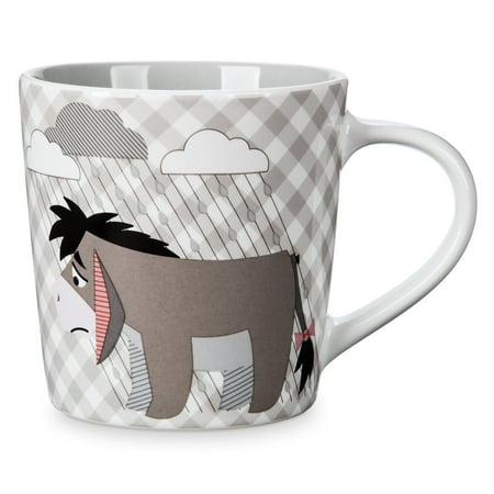 Disney Store Eeyore Checkered Mug Winnie the Pooh (Best Way To Store Coffee Mugs)