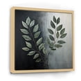 thumbnail image 2 of Designart "Leaves Of Harmony In Slate Elm" Leaves Floater Framed Canvas Wall Art, 2 of 5